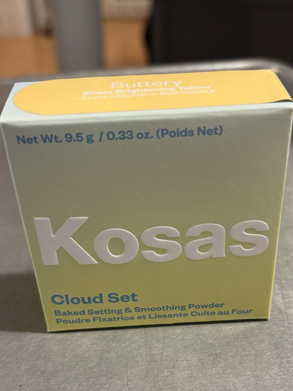 Kosas Cloud Set Baked Setting & Smoothing Powder - Buttery Yellow Box
